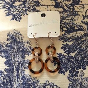 Cute plastic earrings